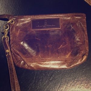 Alexis Drake Leather Clutch